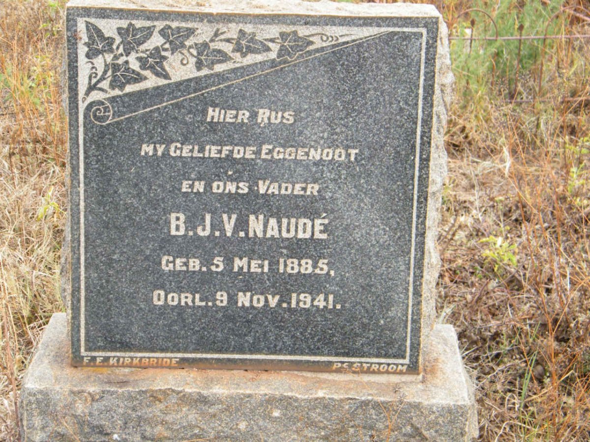 NAUDÉ B.J.V. 1885-1941