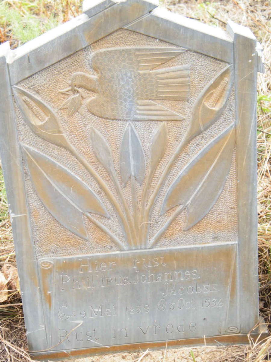 JACOBS Phillipus Johannes 1859-1936