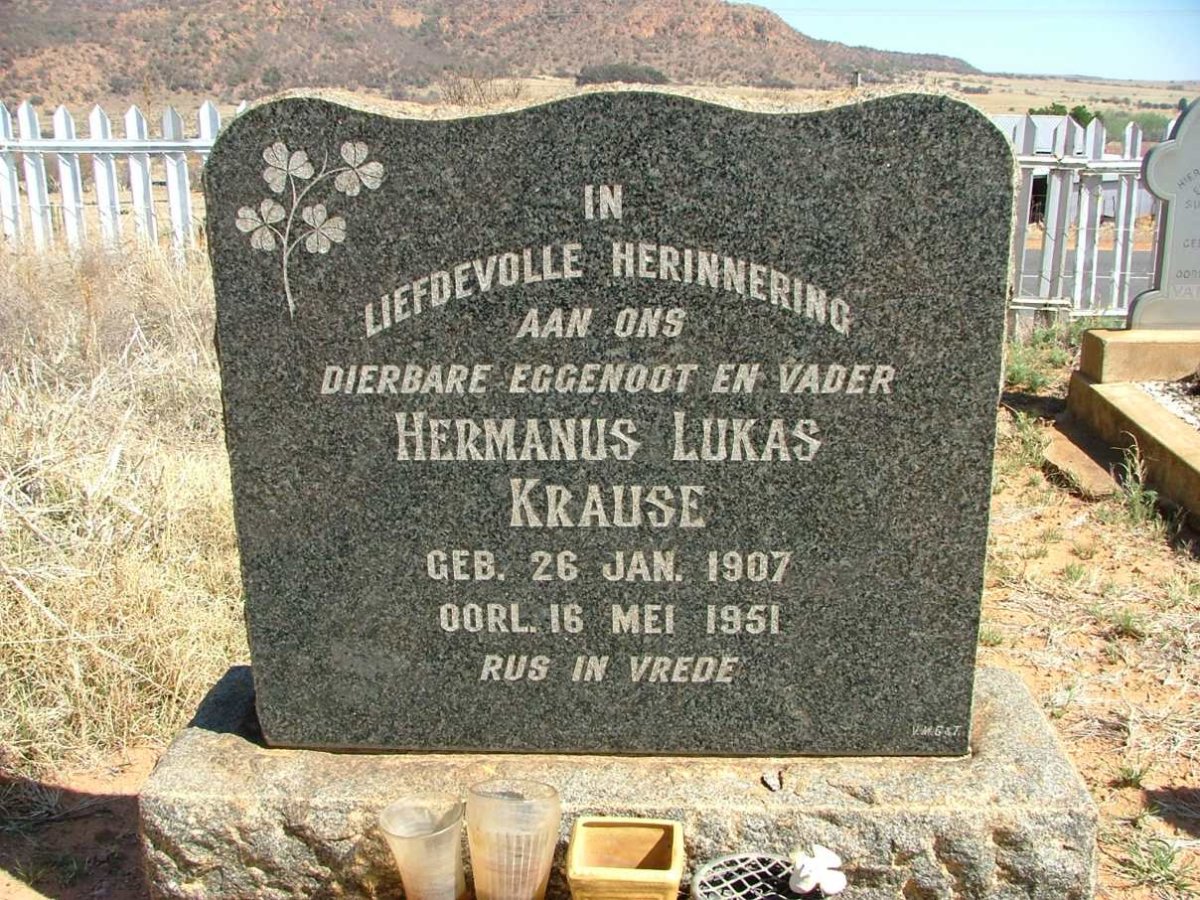 KRAUSE Hermanus Lukas 1907-1951