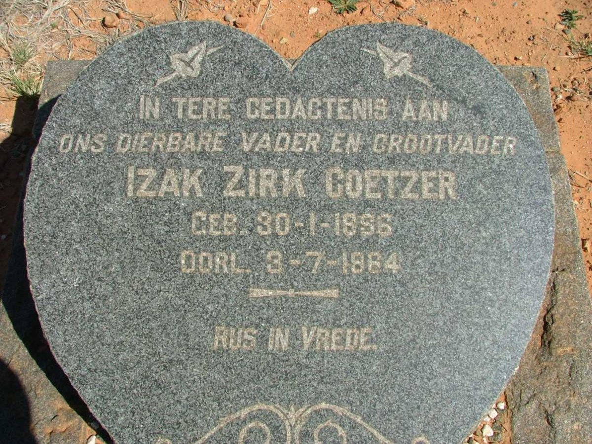 COETZER Izak Zirk 1886-1964