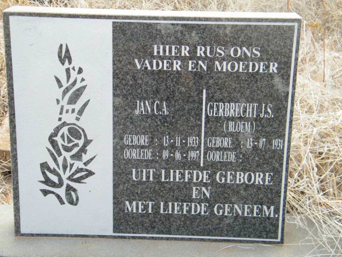 NEL Jan C.A. 1933-1997 &amp; Gerbrecht J.S. BLOEM 1931-