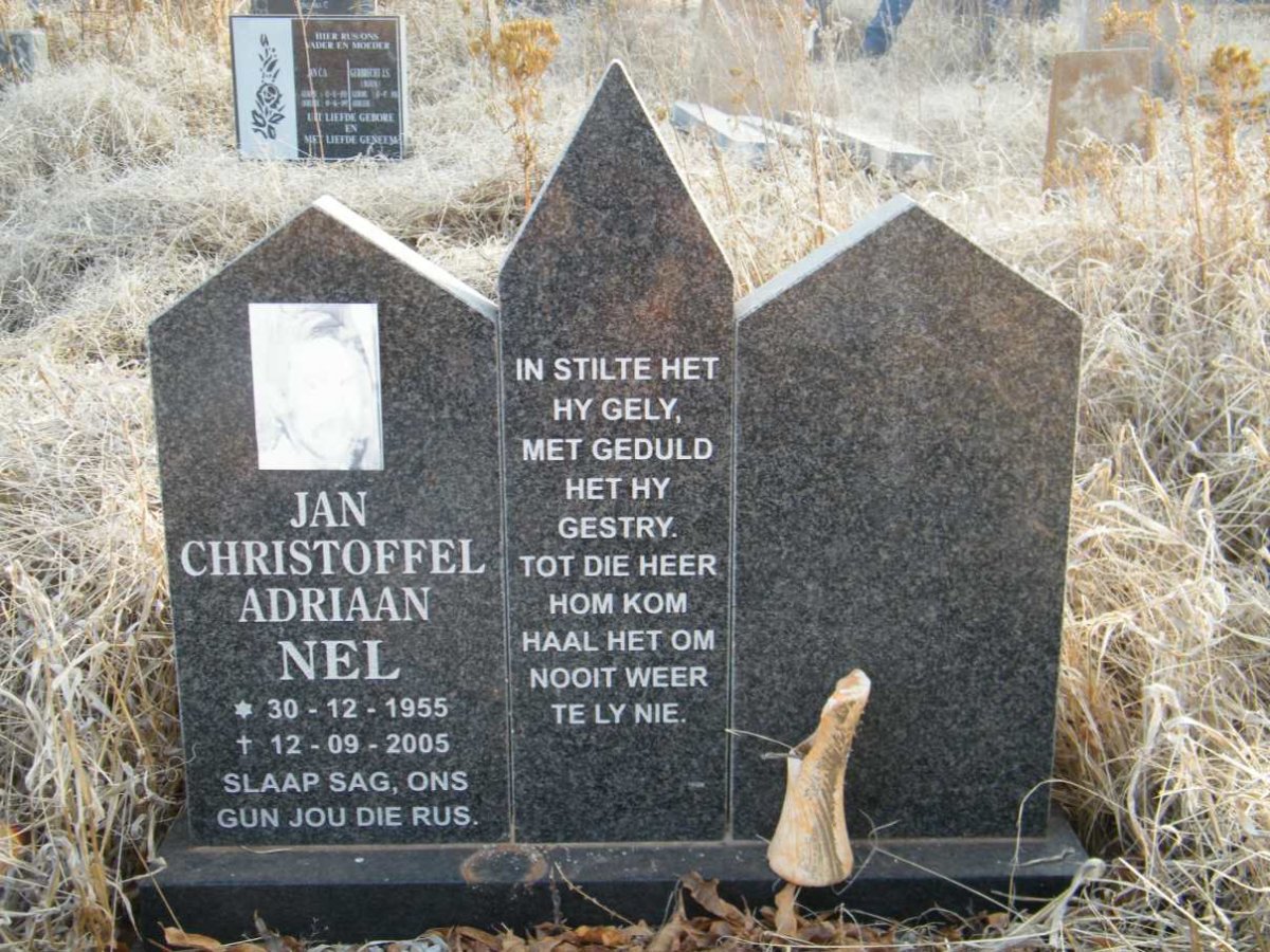 NEL Jan Christoffel Adriaan 1955-2005