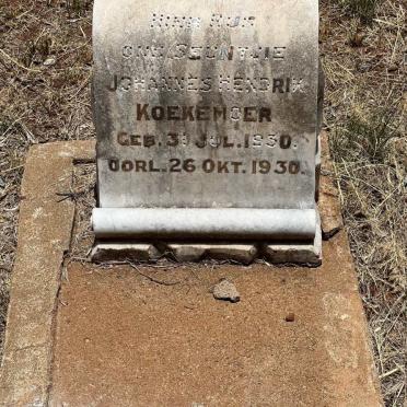 KOEKEMOER Johannes Hendrik 1930-1930