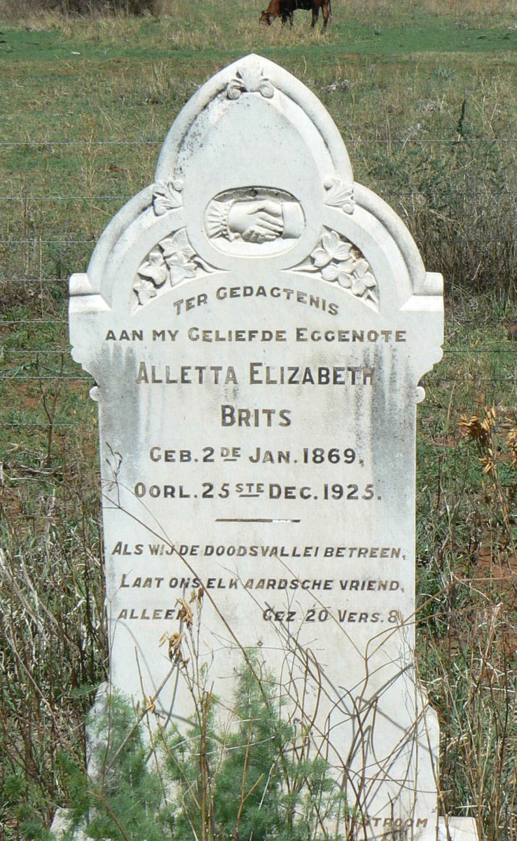 BRITS Alletta Elizabeth 1869-1925