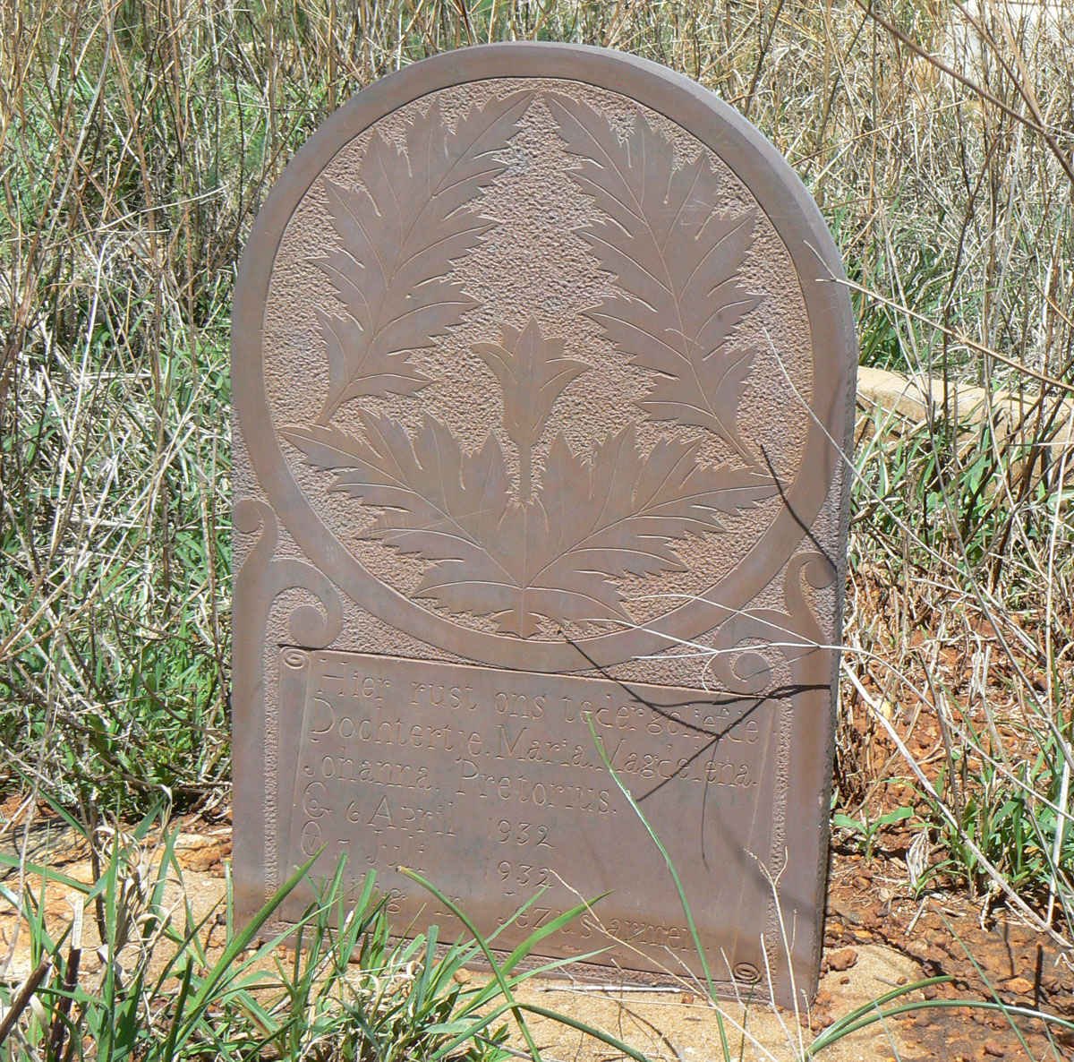 PRETORIUS Maria Magdalena Johanna 1932-1932