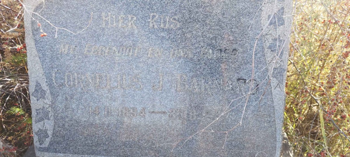 BARNARD Cornelius J. 1894-1957