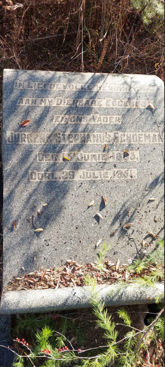 SCHOEMAN Jurgens Stephanus 1883-1951