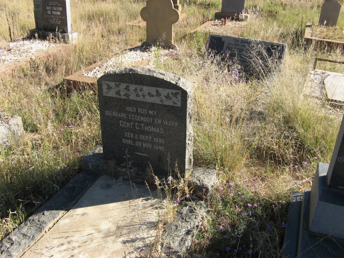 THOMAS Gert C. 1890-1946