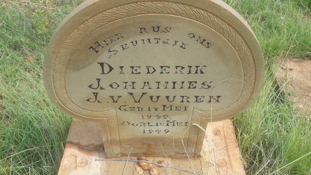 VUUREN Diederik Johannes, J. van 1949-1949