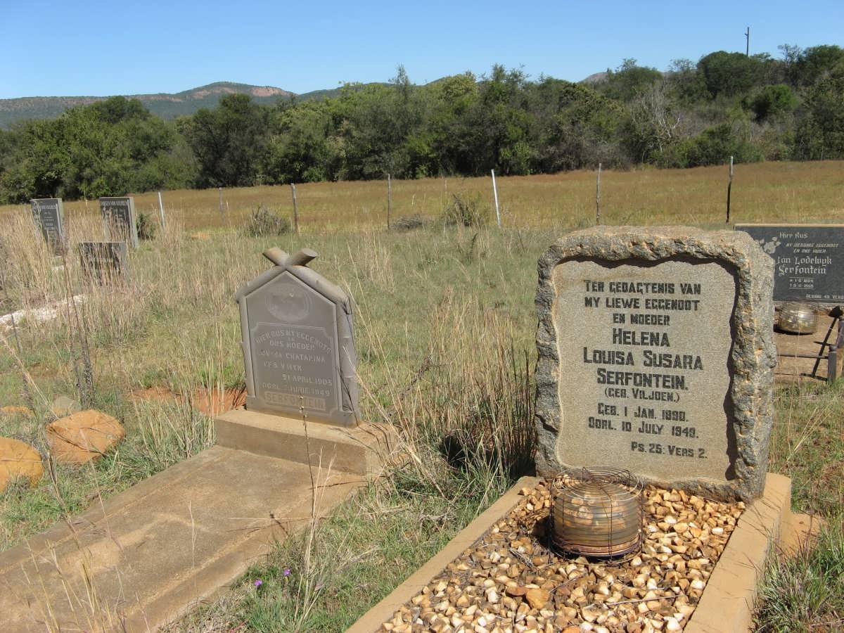 SERFONTEIN Helena Louisa Susara nee VILJOEN 1890-1949 :: SERFONTEIN Lovina Chatarina nee V.WYK 1903-1949