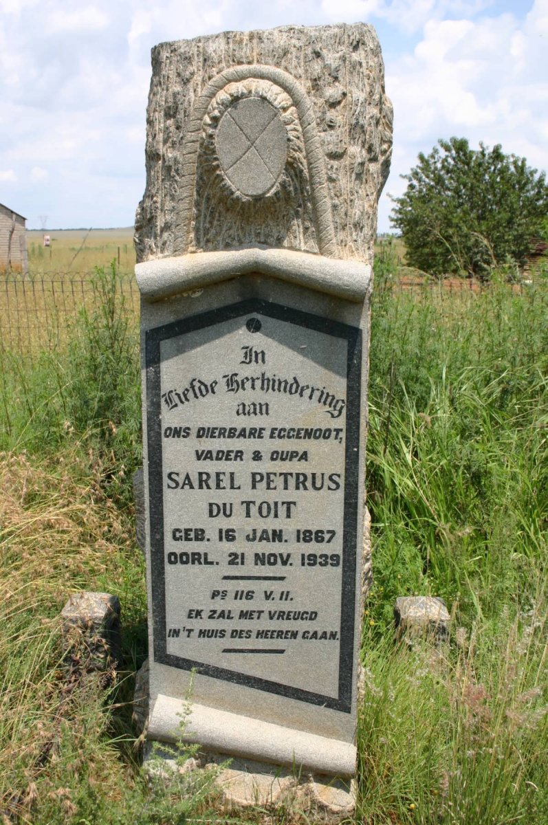 TOIT Sarel Petrus, du 1867-1939