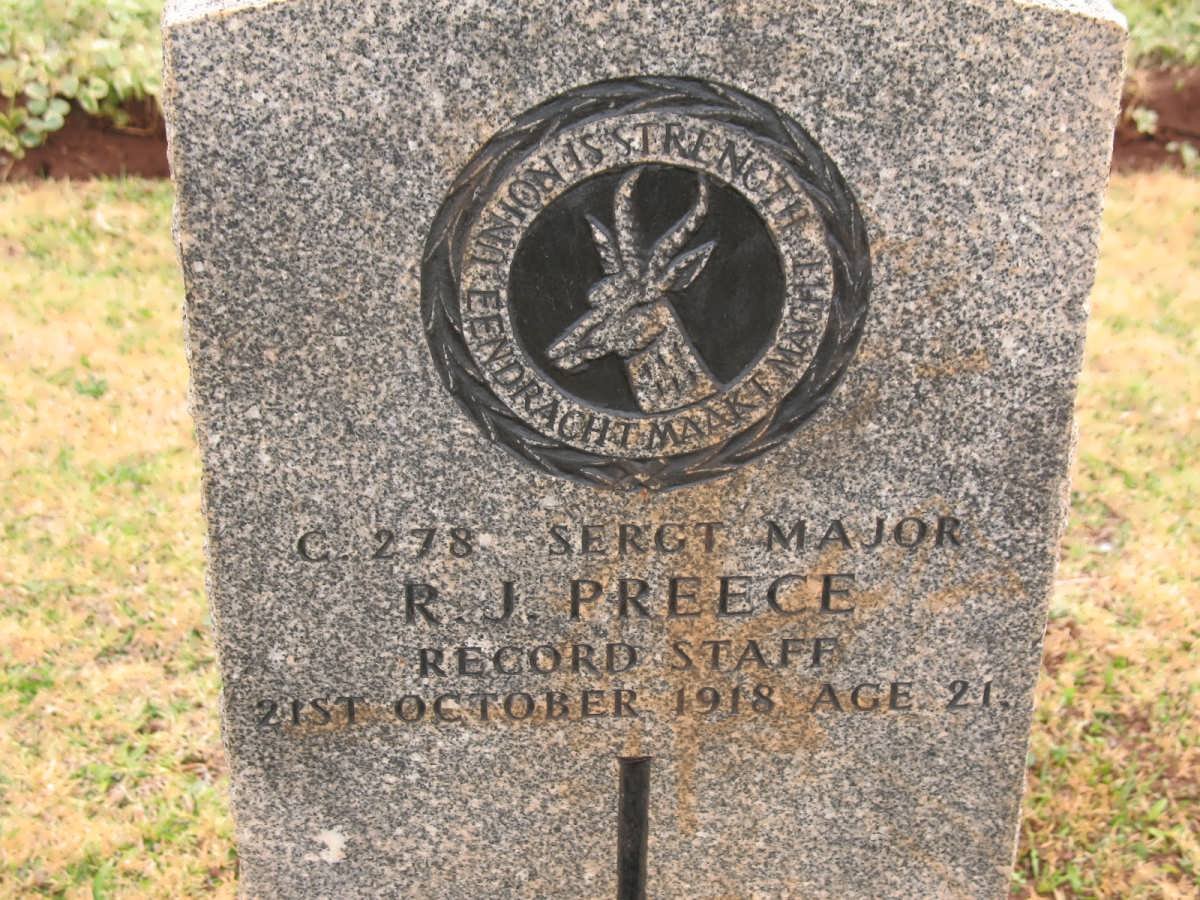 PREECE R.J. -1918