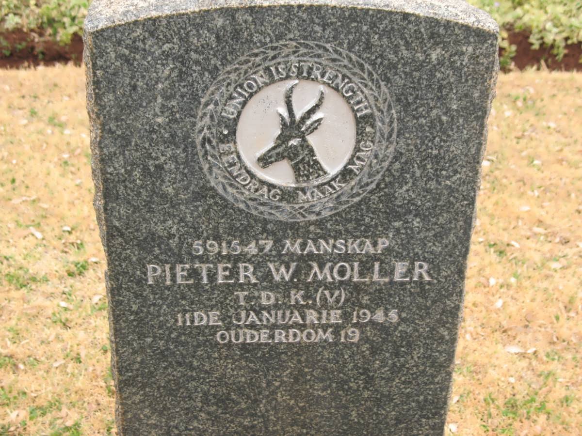 MOLLER Pieter W. -1945