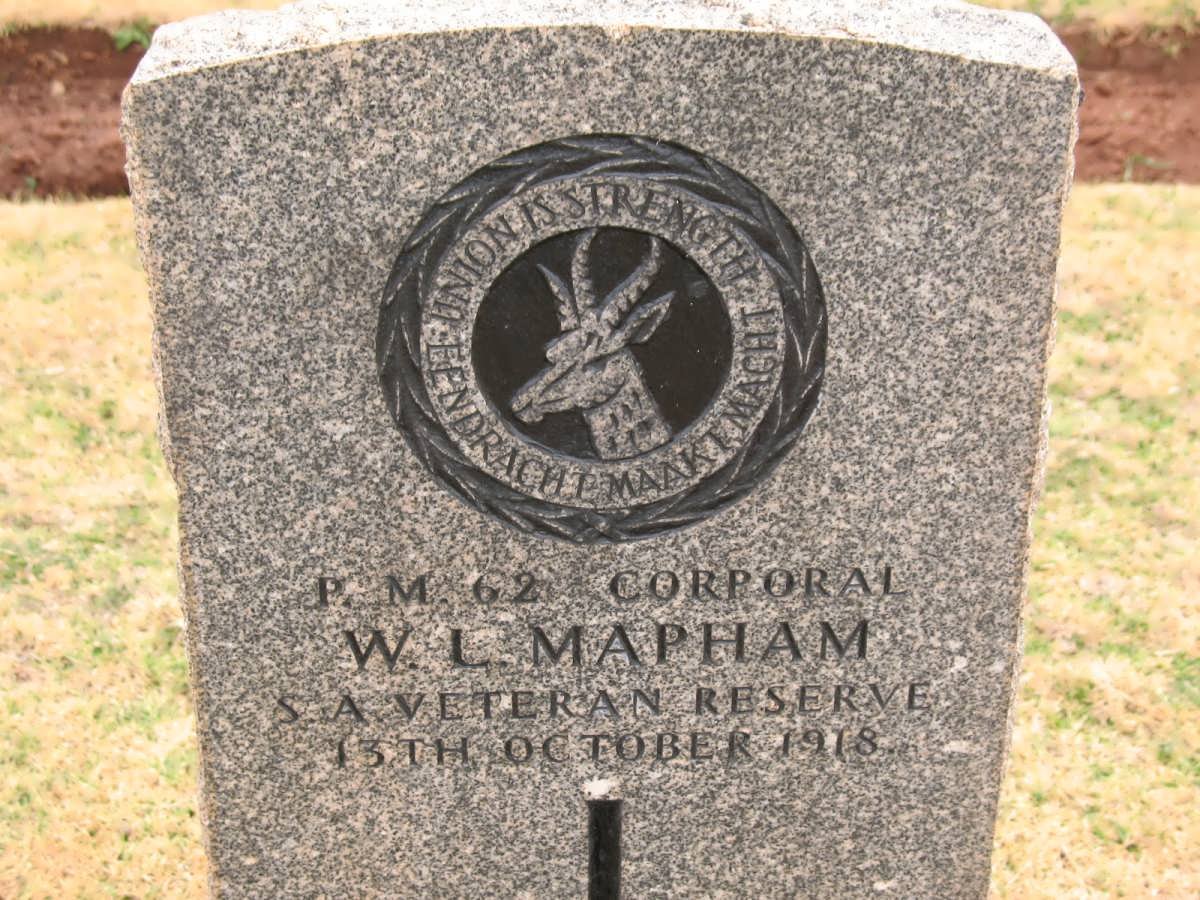 MAPHAM W.L. -1918