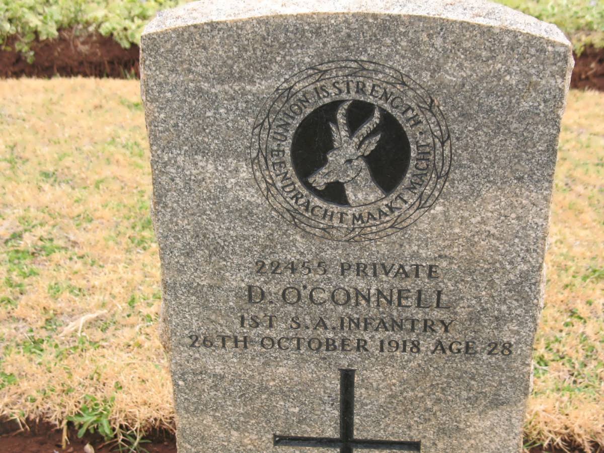 O'CONNELL D. -1918