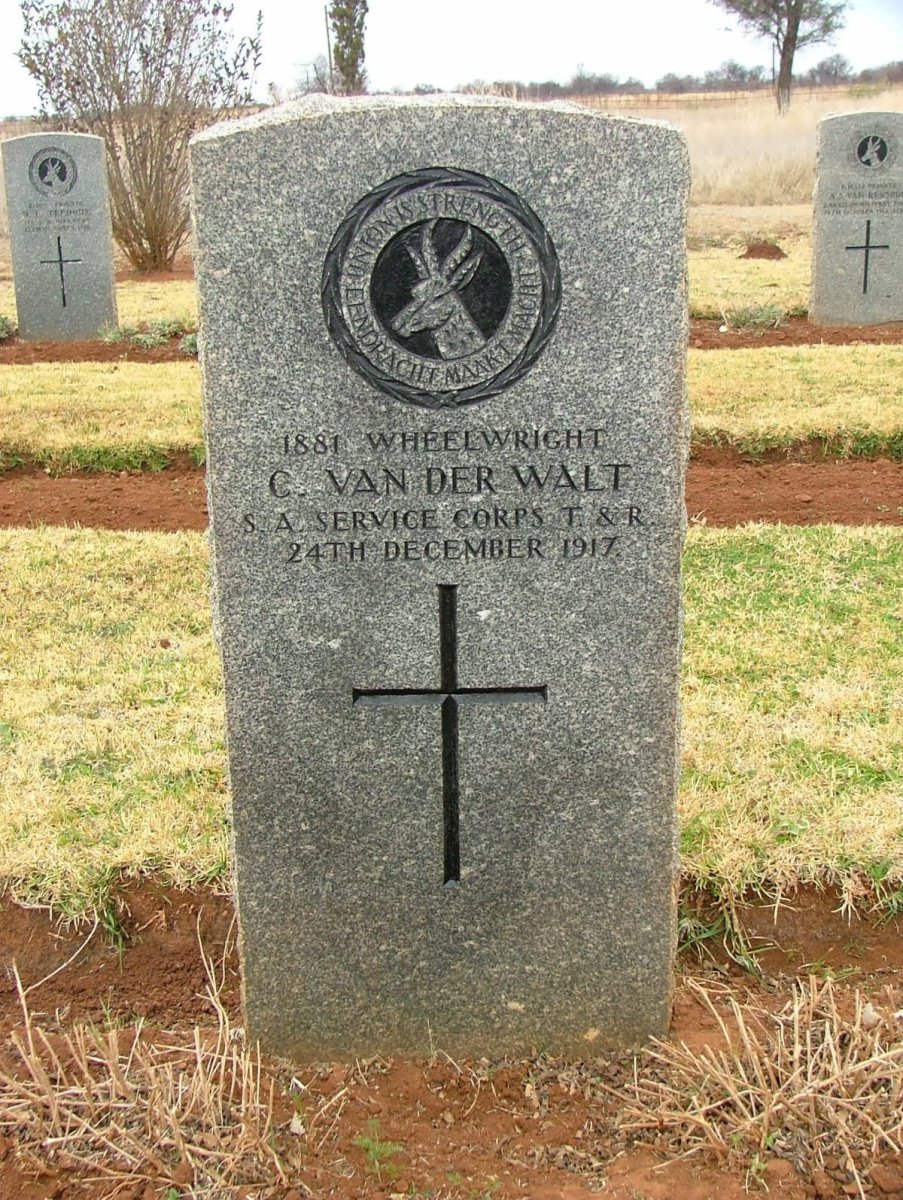 WALT C., van der -1917