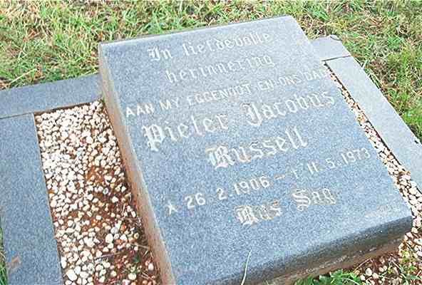 RUSSELL Pieter Jacobus 1906-1973