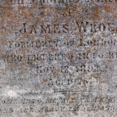 WROE James -1892