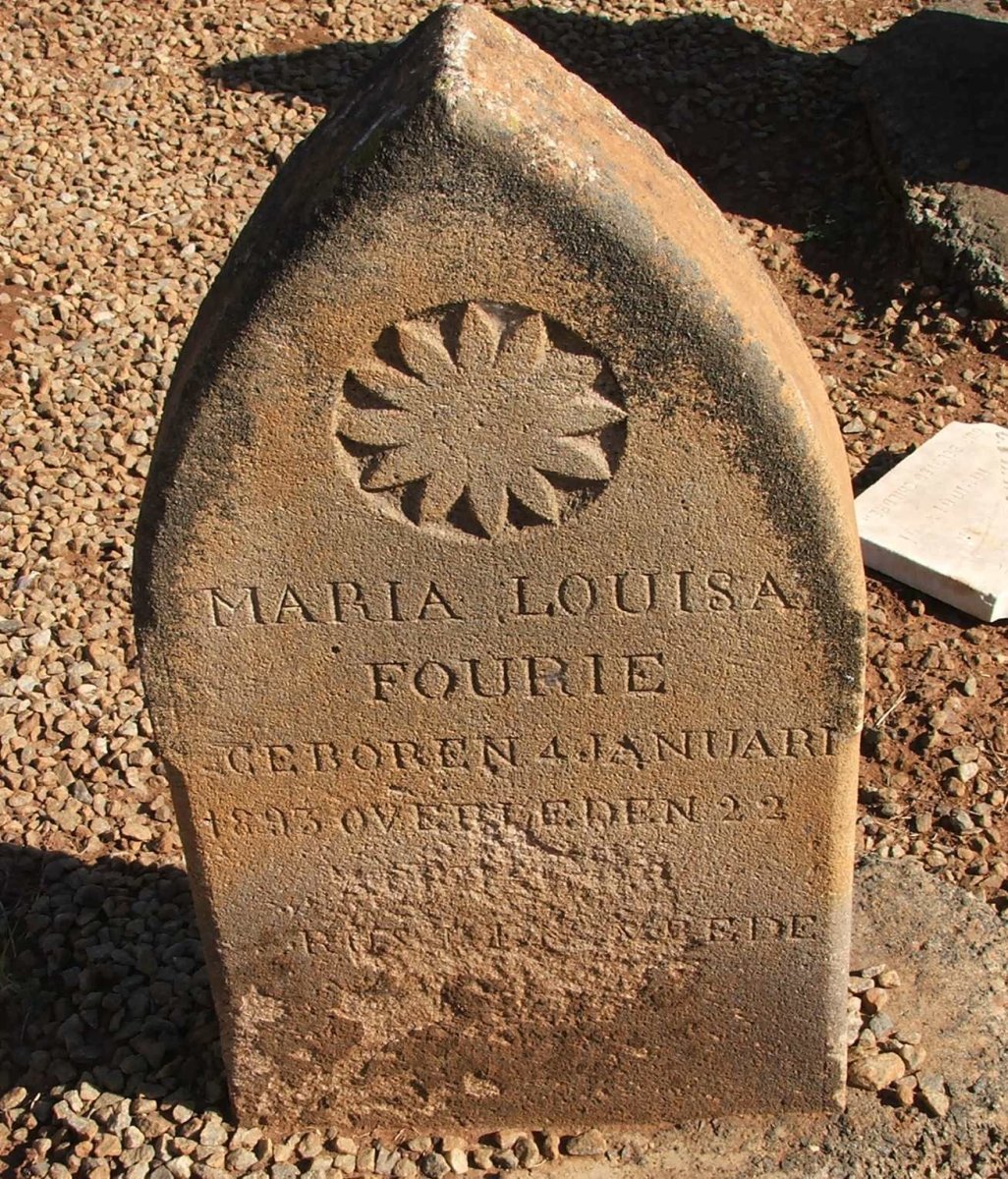FOURIE Maria Louisa 1893-1893