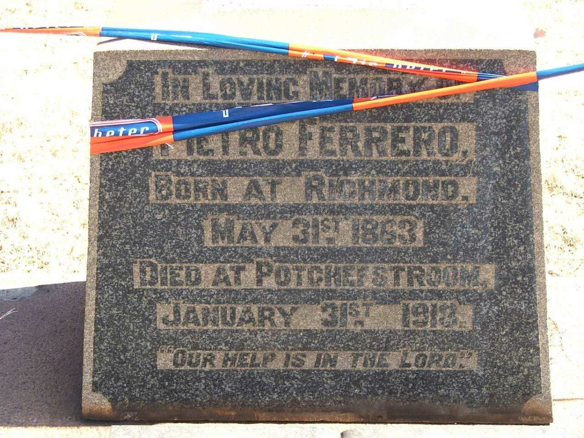 FERRERO Pietro 1863-1918