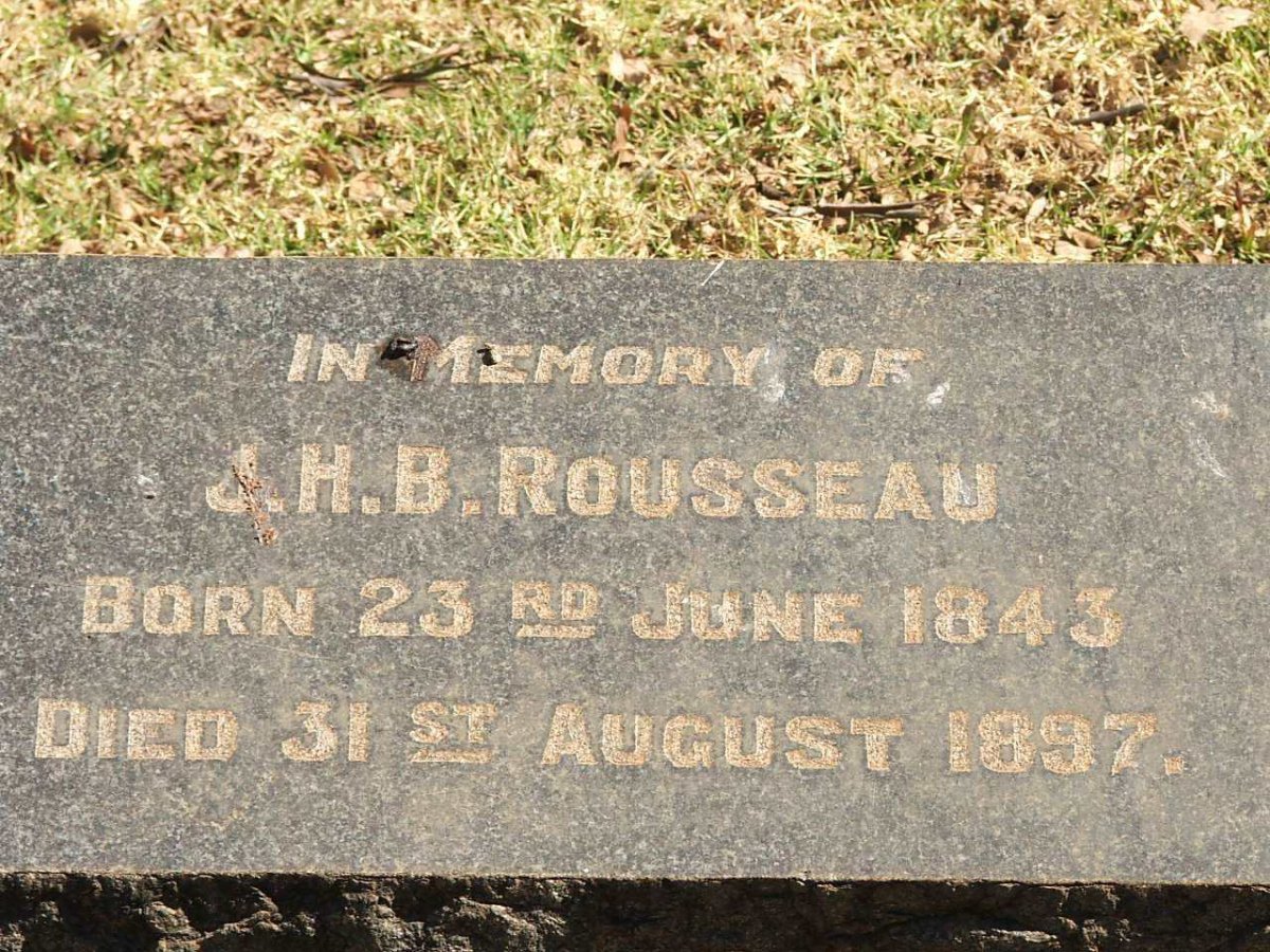 ROUSSEAU J.H.B. 1843-1897