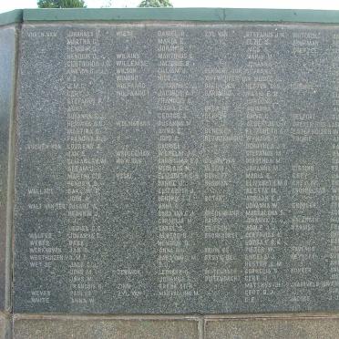 North West, POTCHEFSTROOM, Vyfhoek, Concentration Camp Memorial