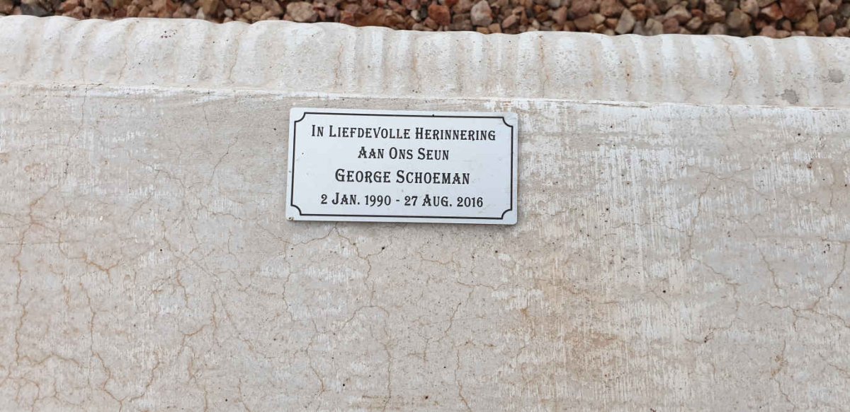 SCHOEMAN George 1990-2016