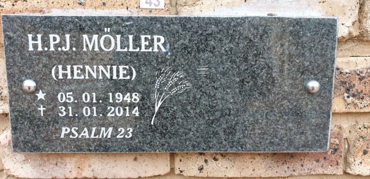 MÖLLER H.P.J. 1948-2014