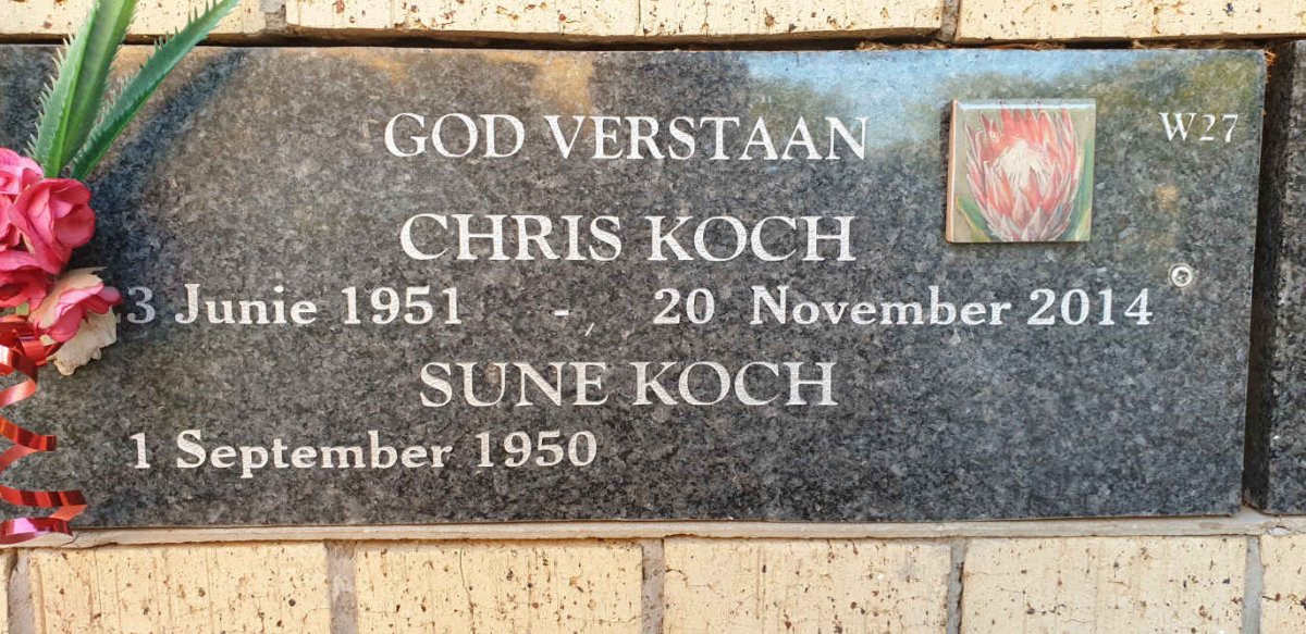 KOCH Chris 1951-2014 &amp; Sune 1950-