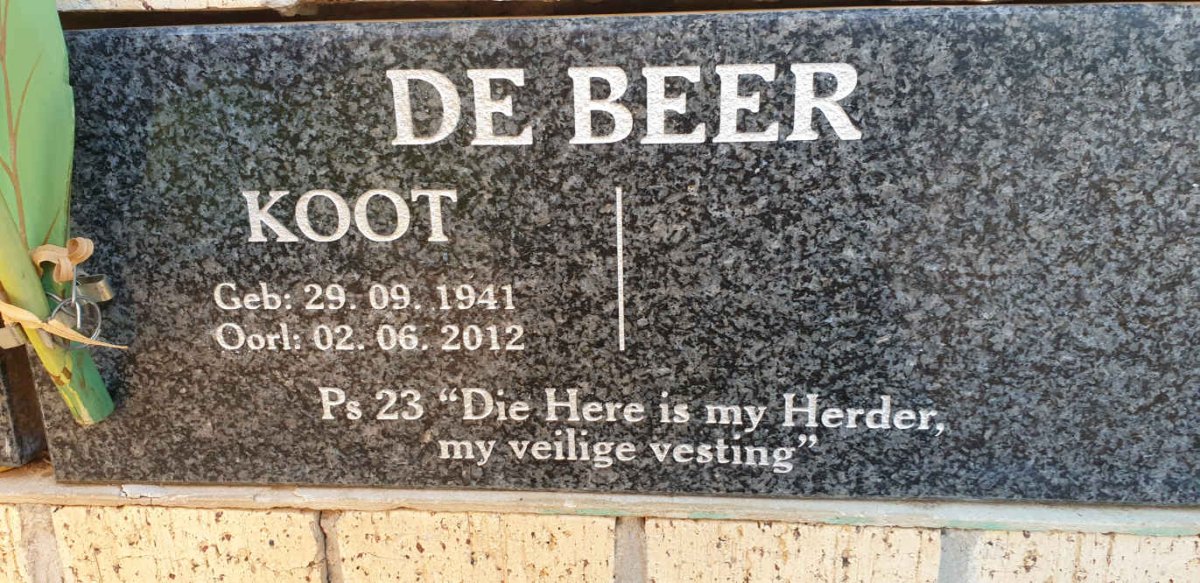 BEER Koot, de 1941-2012