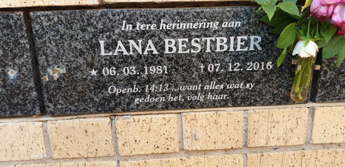 BESTBIER Lana 1981-2016