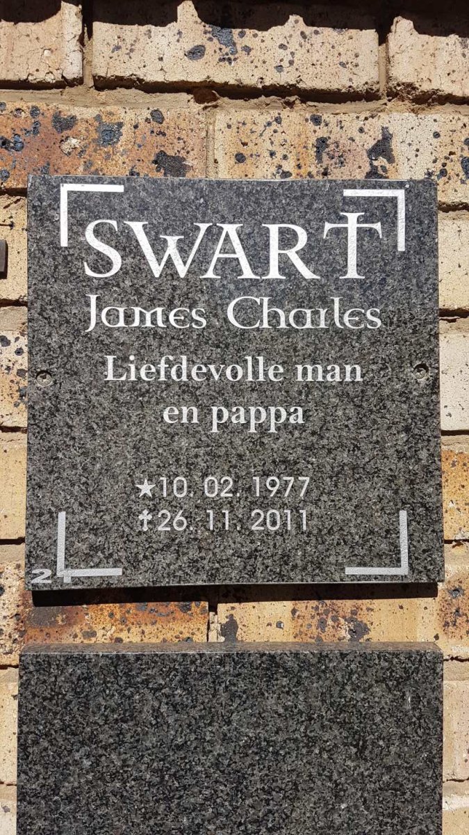 SWART James Charles 1977-2011