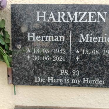 HARMZEN Herman 1942-2021 & Mienie 1947- 
