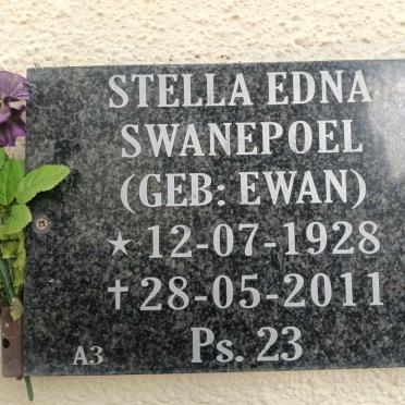 SWANEPOEL Stella Edna nee EWAN 1928-2011