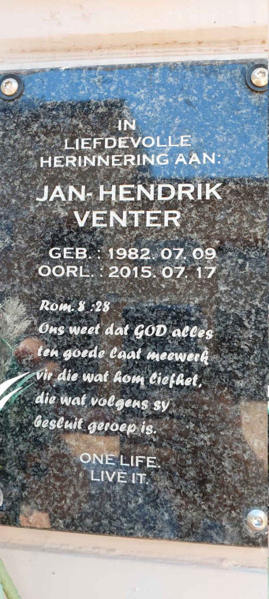 VENTER Jan-Hendrik 1982-2015