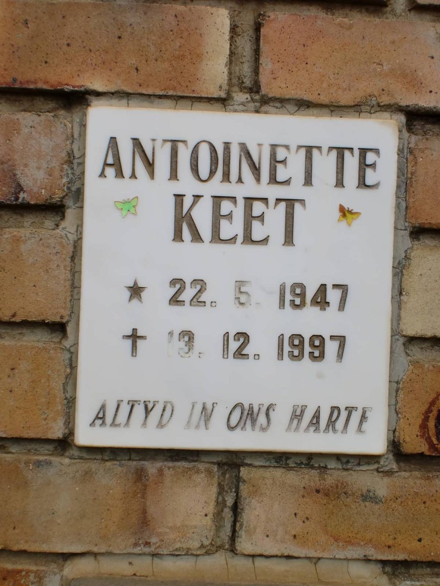 KEET Antoinette 1947-1997