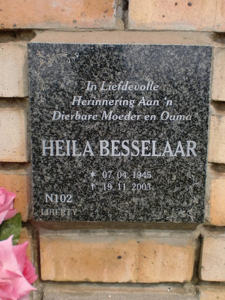 BESSELAAR Heila 1945-2003