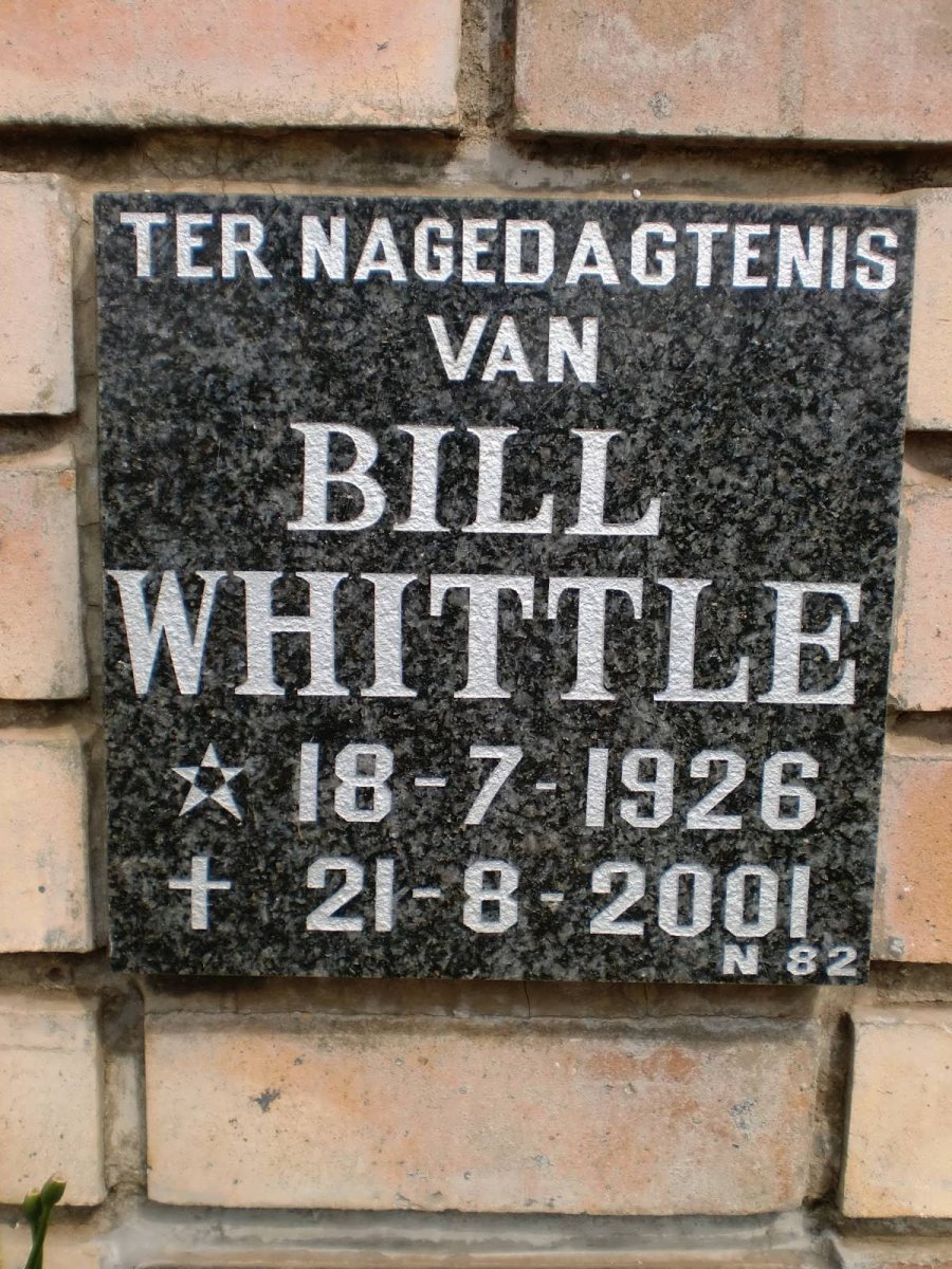 WHITTLE Bill 1926-2001