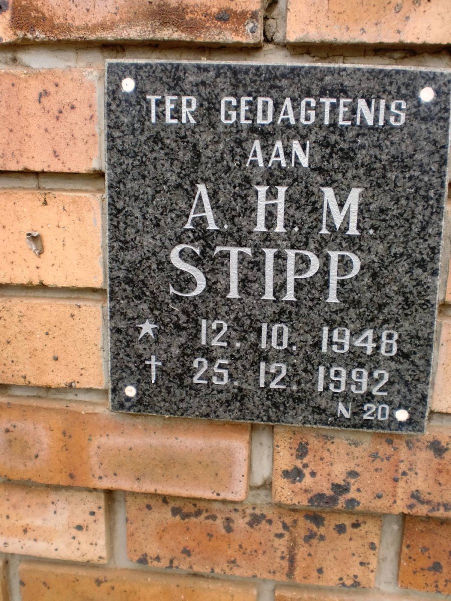 STIPP A.H.M. 1948-1992