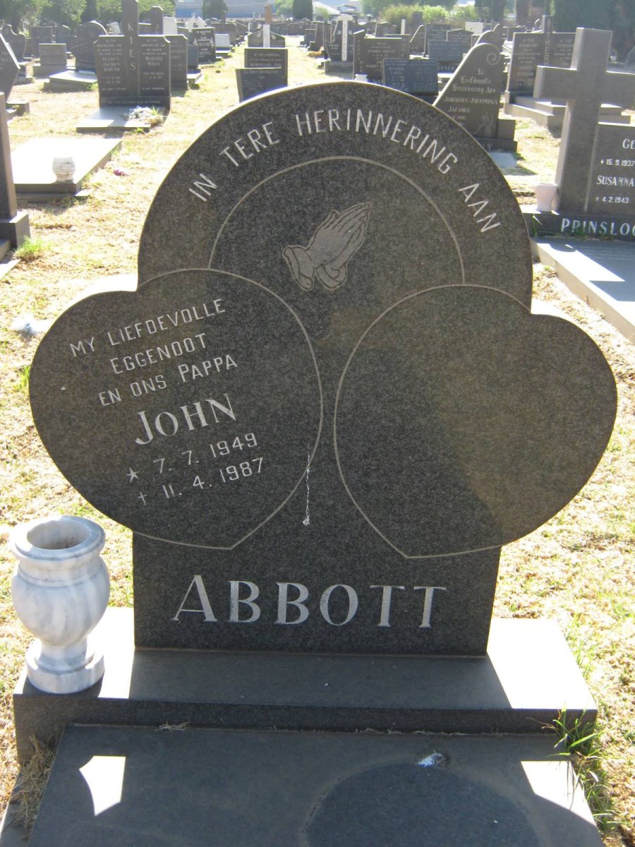 ABBOTT John 1949-1987
