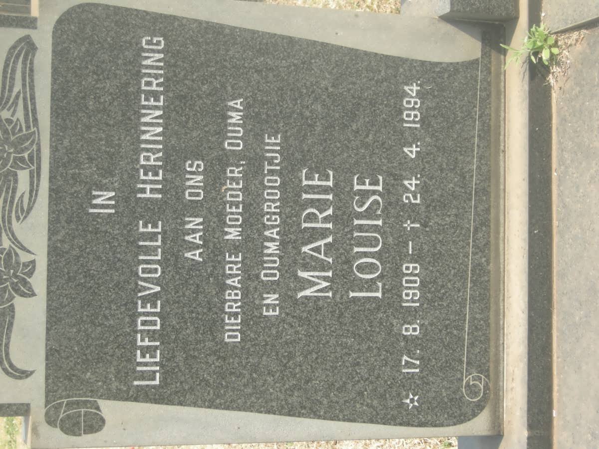 ALFONSO Marie Louise 1909-1994
