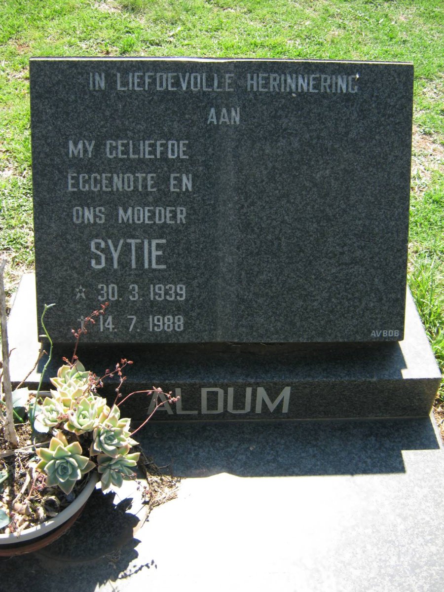 ALDUM Sytie 1939-1988