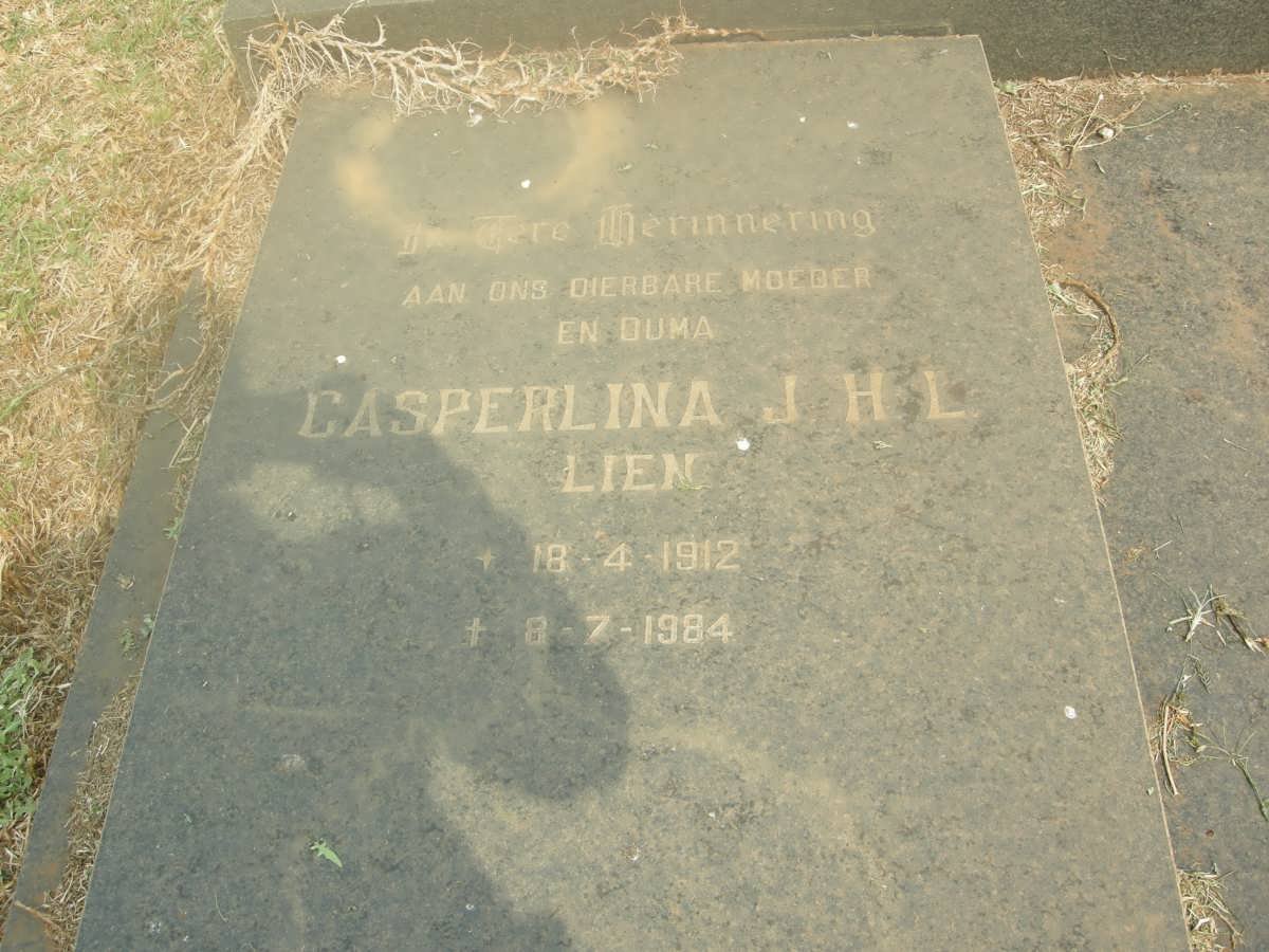 ALBERTS Casperlina J.H.L. 1912-1984