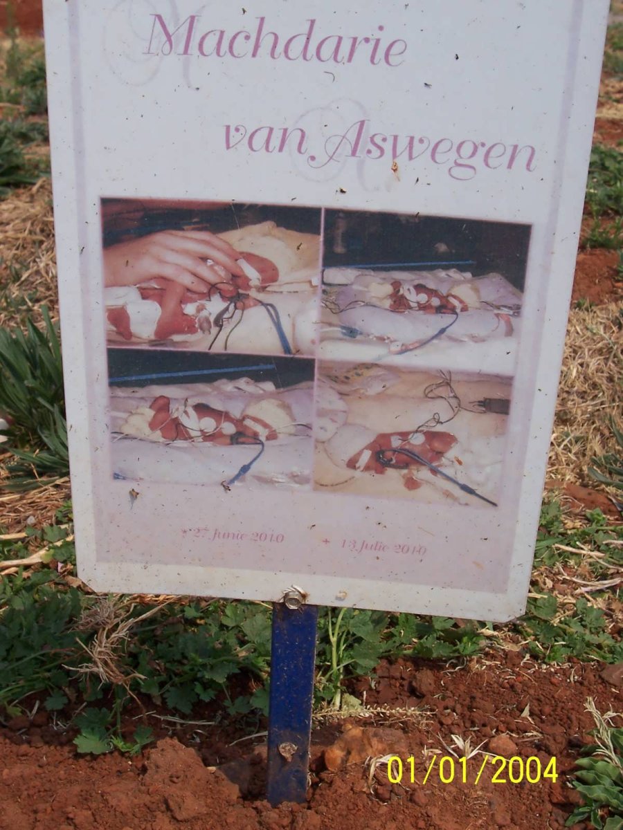 ASWEGEN Machdarie, van 2010-2010