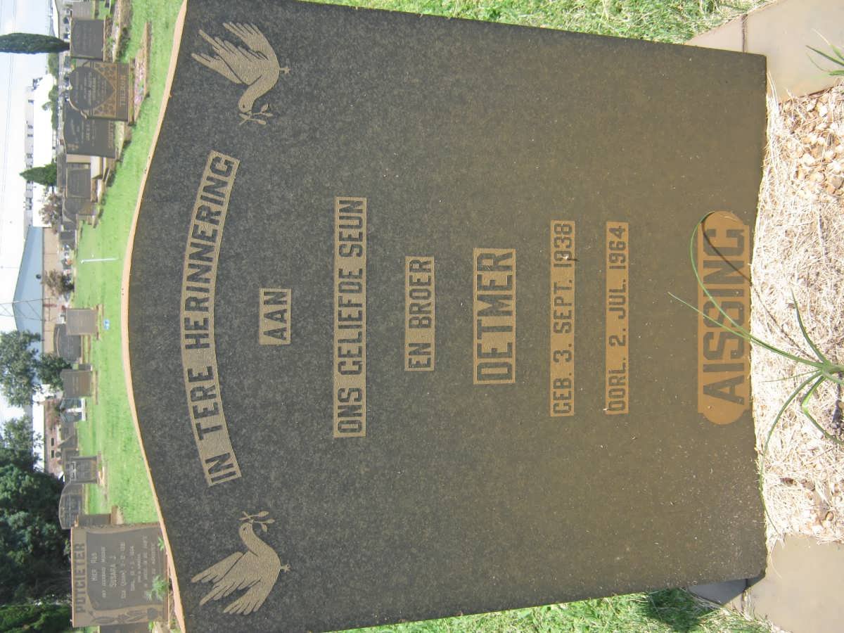 AISSING Detmer 1938-1964