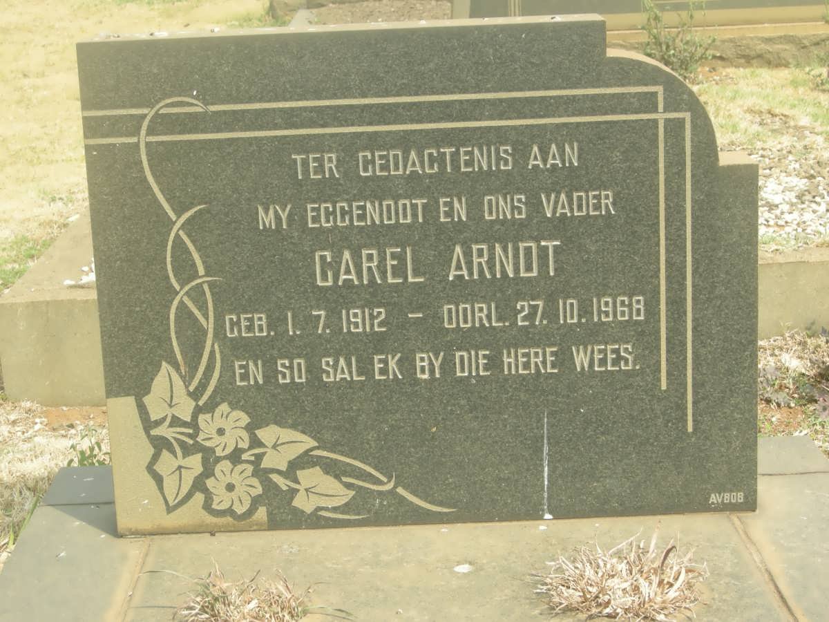 ARNDT Carel 1912-1968