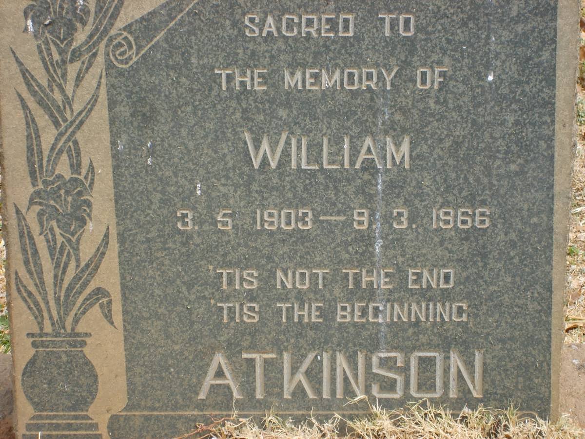 ATKINSON William 1903-1966