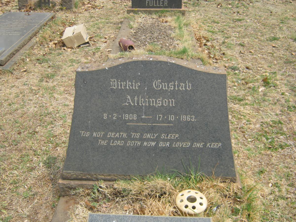 ATKINSON Dirkie Gustav 1908-1963