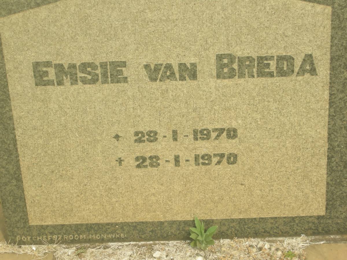 BREDA Emsie, van 1970-1970