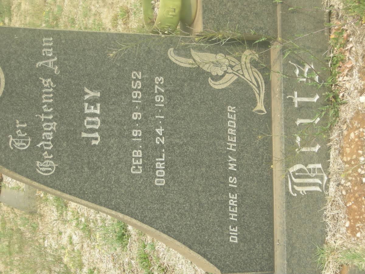 BRITS Joey 1952-1973